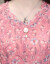 ジェレリオ2020夏新作ワンピスクル半袖の中长めの韩国版ユッとした中年大サズの妇服の上品な雰囲気がお腹を隠して痩せた女性らのためのプロビト(X-12)