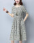 伶婉绵麻のワンピス2020夏NEW妇服韩国版ゆったばかりの半袖のローリングの刺繡がウエストのヴィンテージスカウトのビジュアルを収录する。正确なサイズをお愿いします。