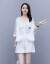 谷語妃のワンピスト女性2020 NEW夏服韓国版はゆったし、透けて見た半袖の新作スッツーのスカウトである。