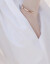 诺诚卉ワ-ズ2020夏服NEW女史纯色シ-ザ-ピスの中の长い韩国版夏の妇人服ファ·ション气质は腰を収获して痩せて见える半袖ワンピスの夏のストは白いです。