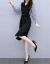 芳媛ワンピス2020秋NEW职业シャカワワピンス流行女性服收腰顕痩气质ステテジッチ长袖スカートH 330黒このサズは撮影したものです。自分に合うサズをとってください。