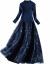慕荷尼ートのワンピース女性春秋2021 NEWの女装気質はやせています。ロングーストはネットのスカートをつなぎます。紺色の長袖XLを隠します。
